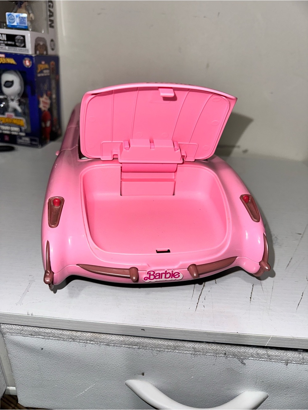 Barbie Hot Wheels RC Pink Chevrolet Corvette Remote Control Toy Car - Picture 5 of 7